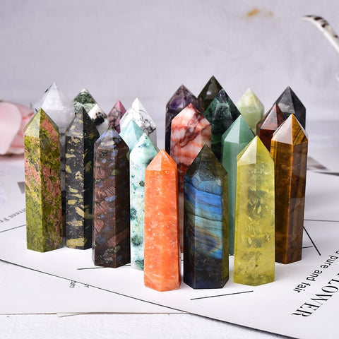 1PC Natural Stones Crystal Point