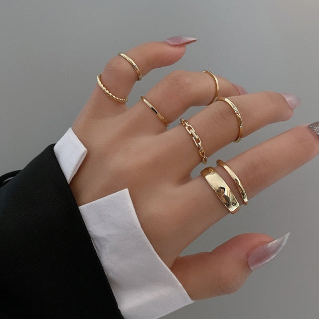 Fashion jewelry store rings