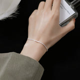 New 925 Sterling Silver Gypsophila Adjustable Bracelet