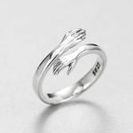 New Romantic Hand with Love Hug Rings