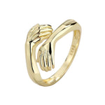 New Romantic Hand with Love Hug Rings