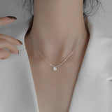 New 925 Sterling Silver Shiny Choker Snake Chain