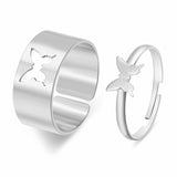 Punk Hiphop Geometric Butterfly Rings