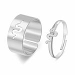 Punk Hiphop Geometric Butterfly Rings