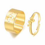 Punk Hiphop Geometric Butterfly Rings