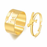 Punk Hiphop Geometric Butterfly Rings