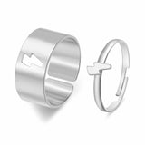 Punk Hiphop Geometric Butterfly Rings