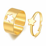 Punk Hiphop Geometric Butterfly Rings