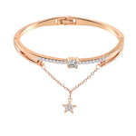 Luxury Famous Brand Jewelry Rose Gold Stainless Steel Bracelets