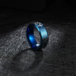 Men's Ring Stainless Steel  Black Color Jesus Cross Ring