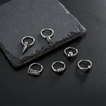 1PC Stainless Steel Punk  Rock Earrings Men Women