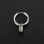 1PC Stainless Steel Punk  Rock Earrings Men Women