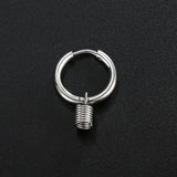 1PC Stainless Steel Punk  Rock Earrings Men Women