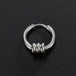 1PC Stainless Steel Punk  Rock Earrings Men Women